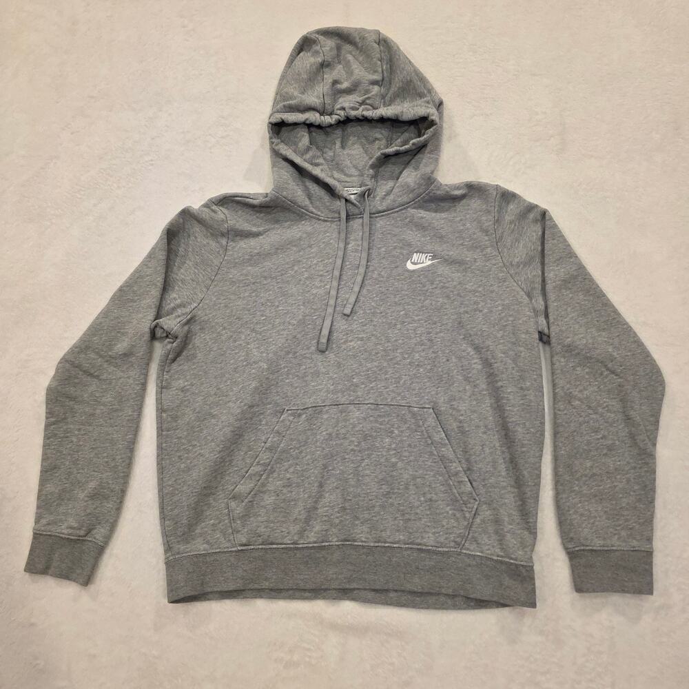 Nike Kids Size Medium Gray Pullover Hoodie Sweatshirt